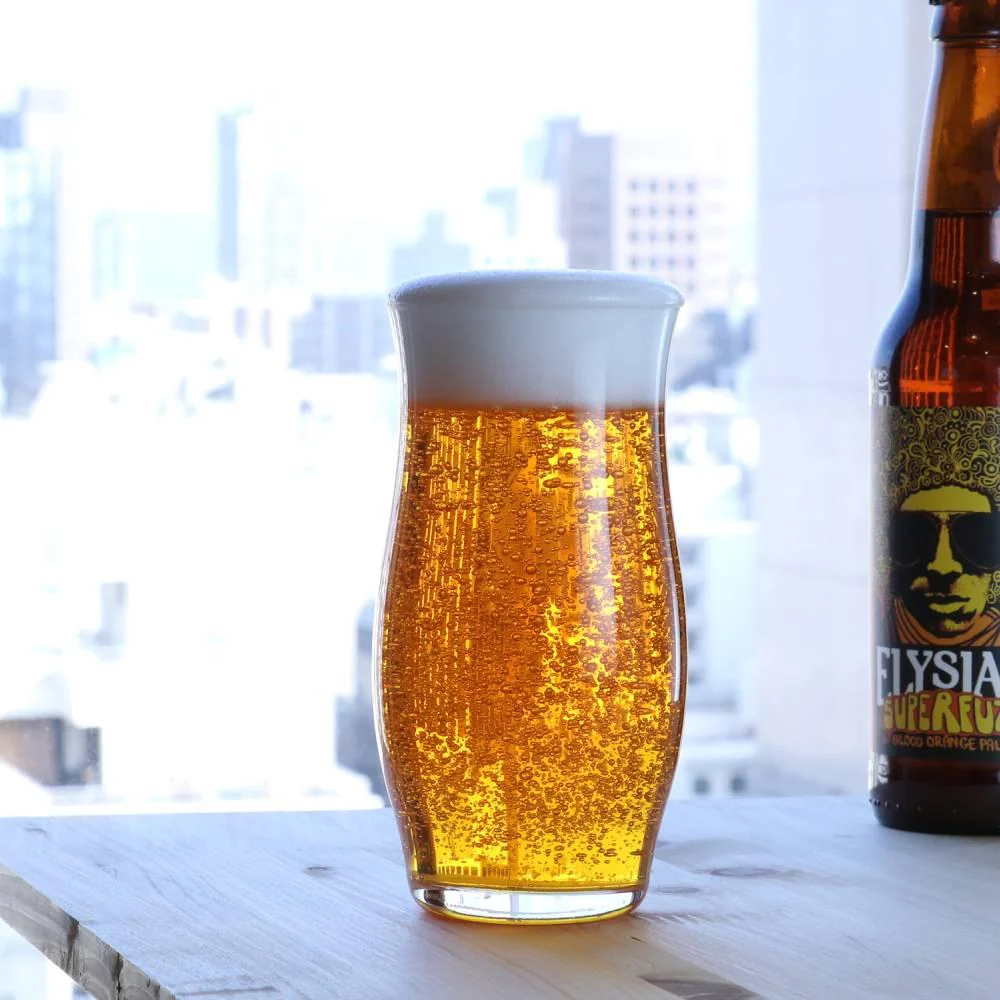 Aderia Craft Beer Glass Convex Stylish Premium Glassware Large 420ml - Image 3