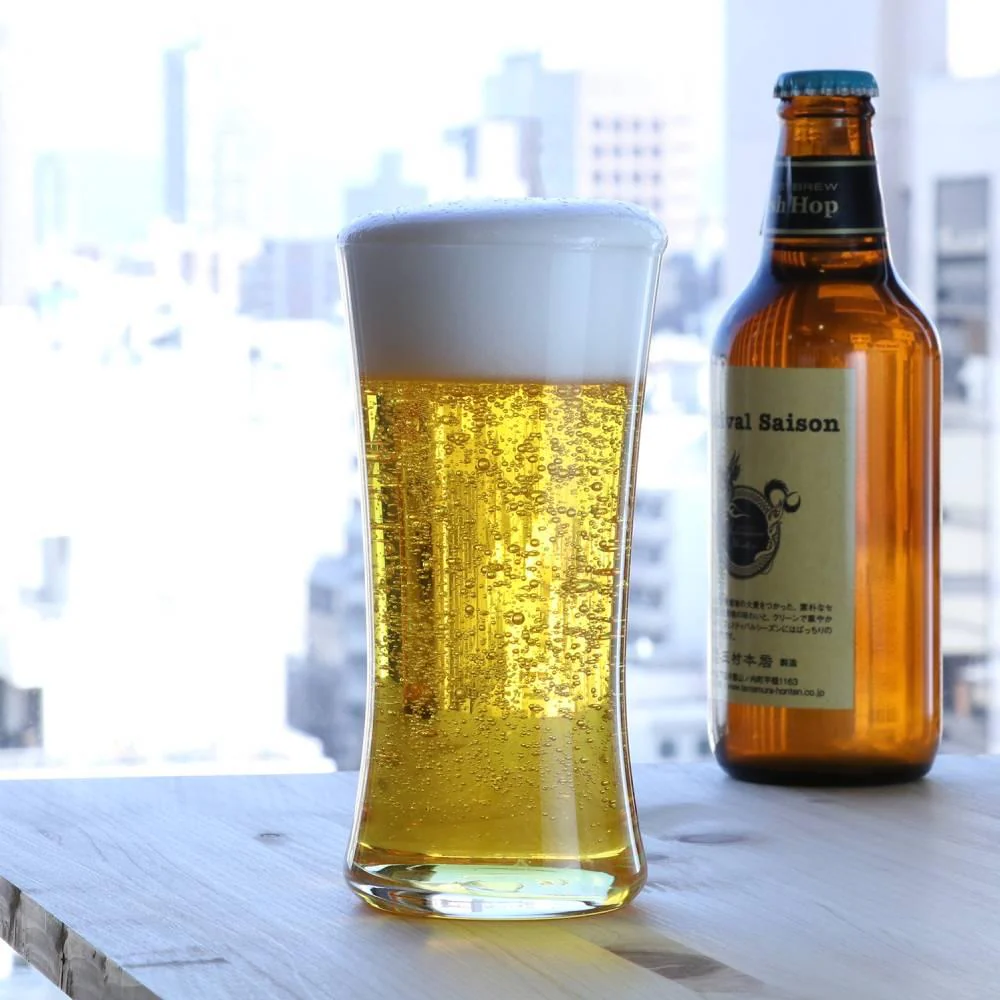 Aderia Craft Beer Glass Set Premium Tall Glass Collection 3 Pieces - Image 3
