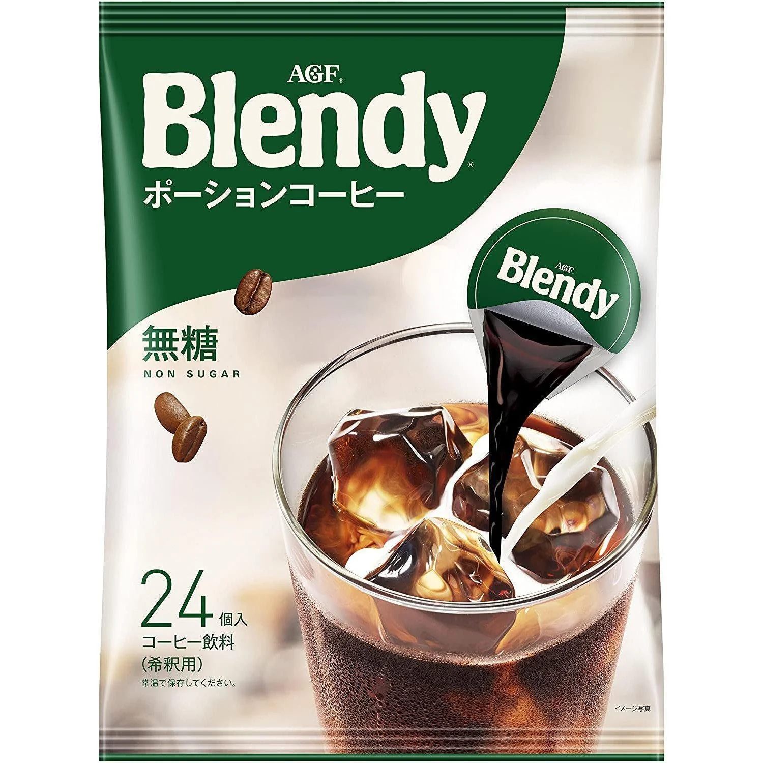 AGF Blendy Coffee Concentrate Unsweetened 24 Pieces (Pack of 3) - Image 4