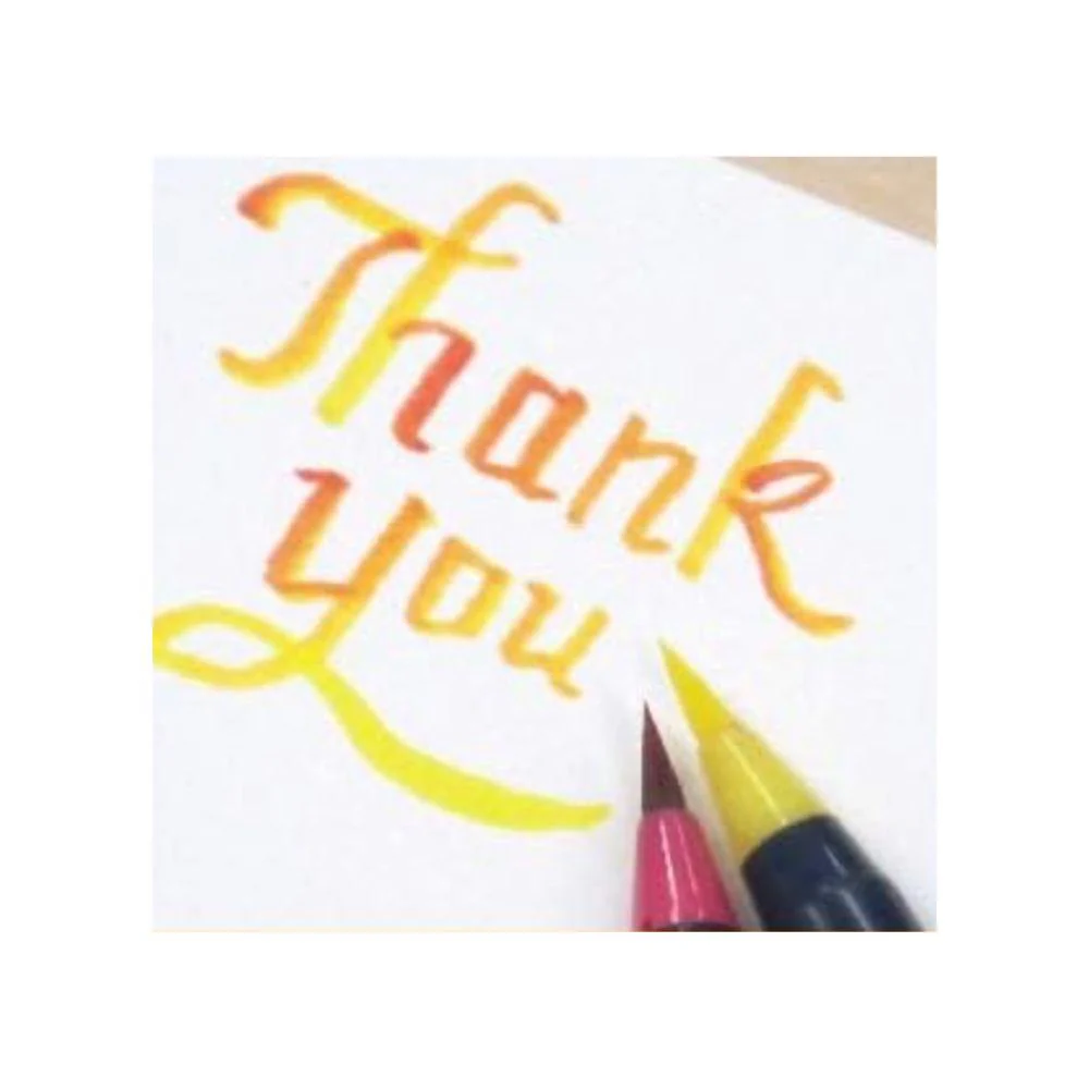 Akashiya Watercolor Brush Pen 15 Color Set Traditional Japanese Colors - Image 4