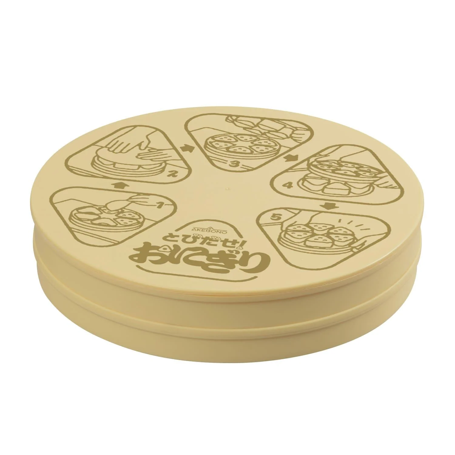 Akebono Quick & Fun Onigiri Maker 6-Space Pop-Up Onigiri Mold - Image 5