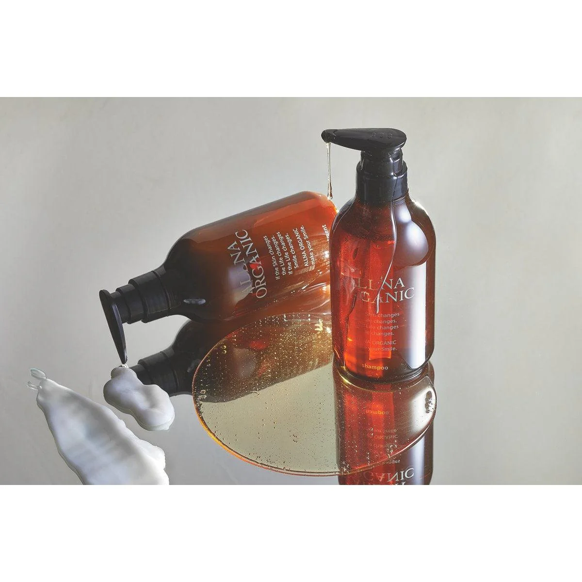 Allna Organic Shampoo Salon Exclusive Hair Smoothing Shampoo 500ml - Image 3