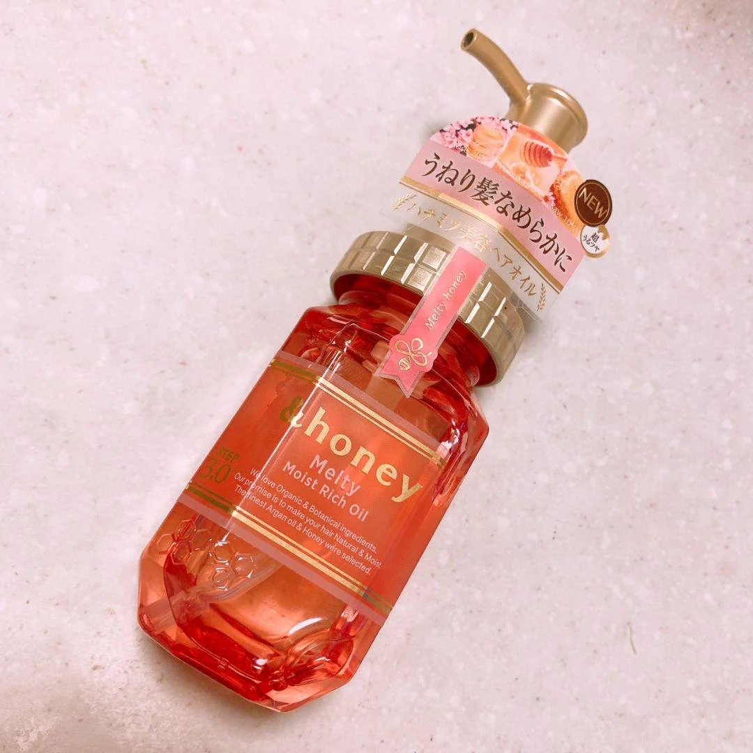 &honey Melty Moist Rich Hair Oil 3.0 Ultra Glossy Hair Treatment 100ml - Image 3