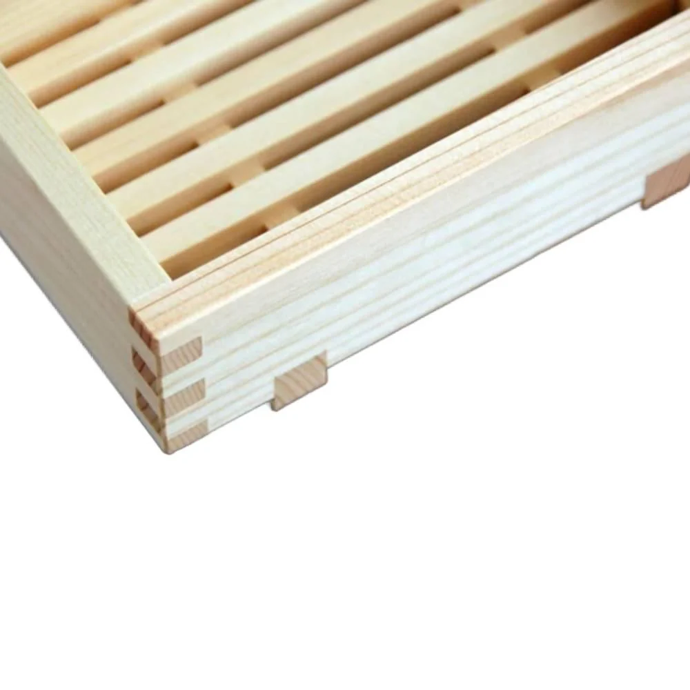 Antibacterial Handcrafted Hinoki Wooden Soap Dish 12.5cm - Image 4