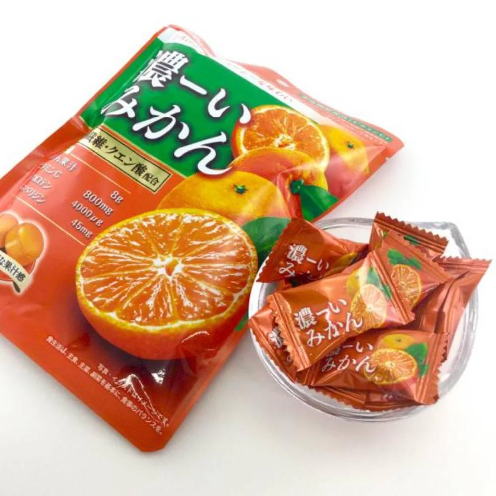 Asahi Koi Mikan Rich Mandarin Orange Candy 84g - Image 3