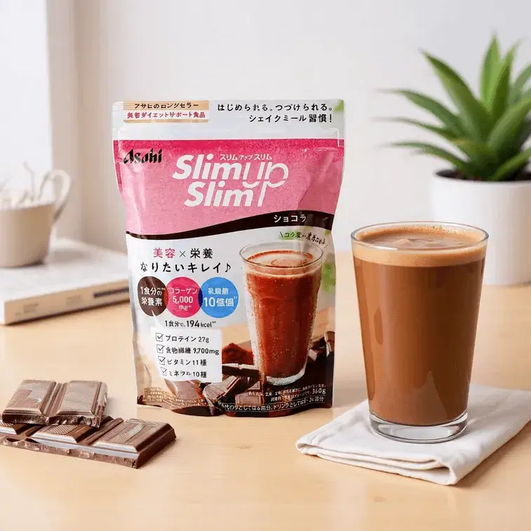Asahi Slim Up Slim Meal Replacement Shakes Chocolate Flavor 360g - Image 3