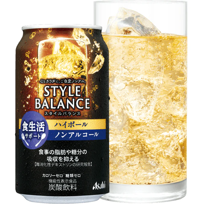 Asahi Style Balance Non Alcoholic Whiskey Highball Mocktail 350ml - Image 2