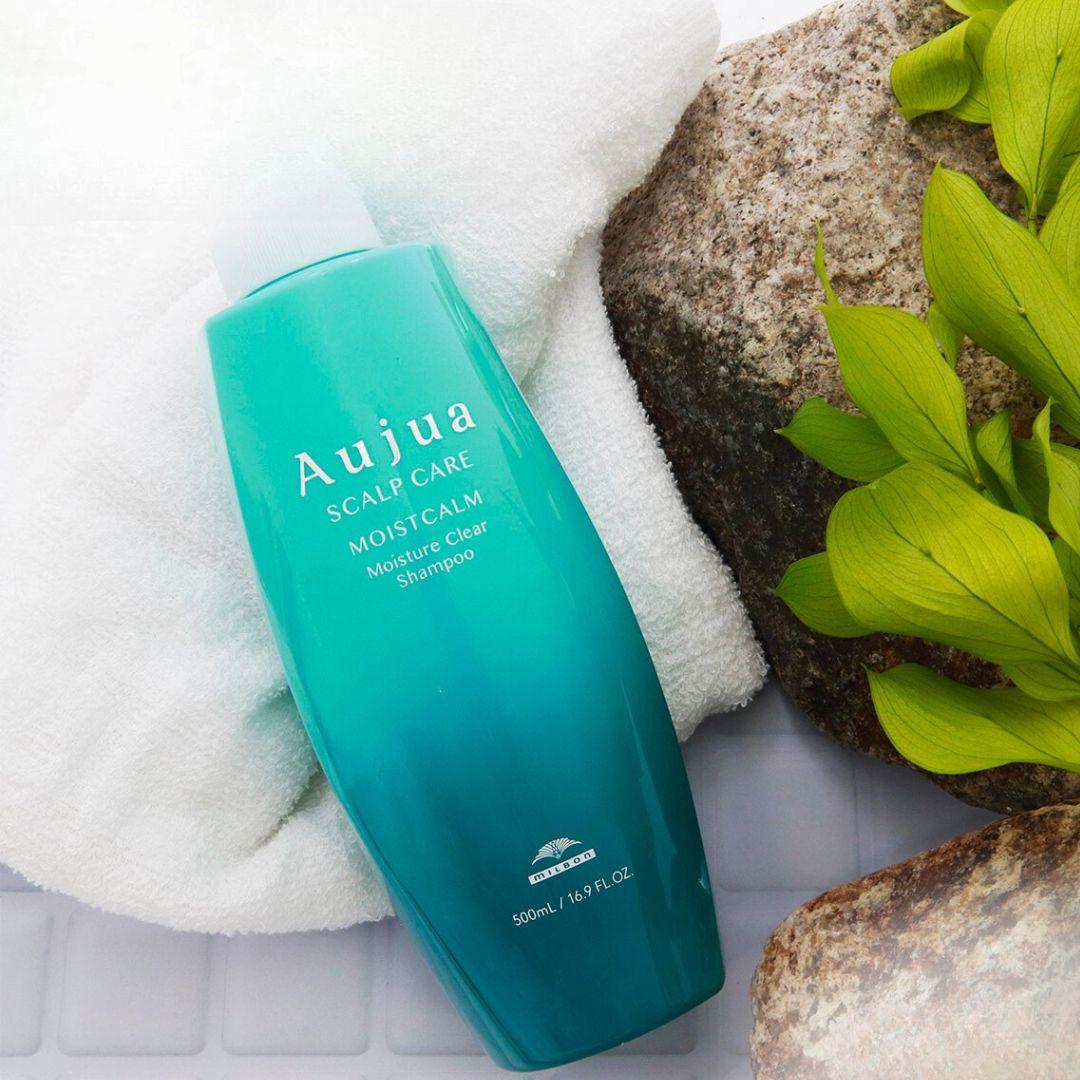 Aujua Moist Calm Moisture Clear Shampoo For Dry & Itchy Scalp 500ml - Image 3