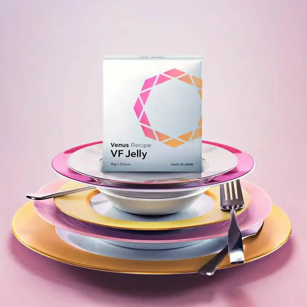 Axxzia Venus Recipe VF Jelly Beauty & Aging Care Supplement 15 Packets - Image 3