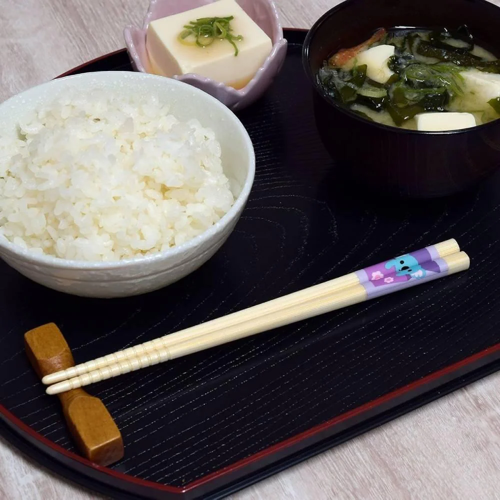 Bamboo Chopsticks For Kids Dishwasher Safe Cute Koala Design 18cm - Image 2