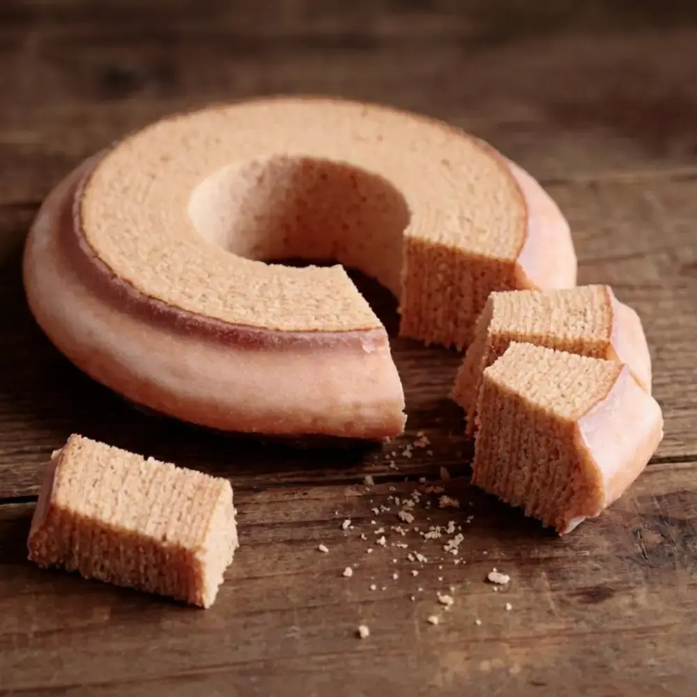 Baum u. Baum Japanese Baumkuchen Ring Cake Sakura Cherry Blossom 1 Piece - Image 3