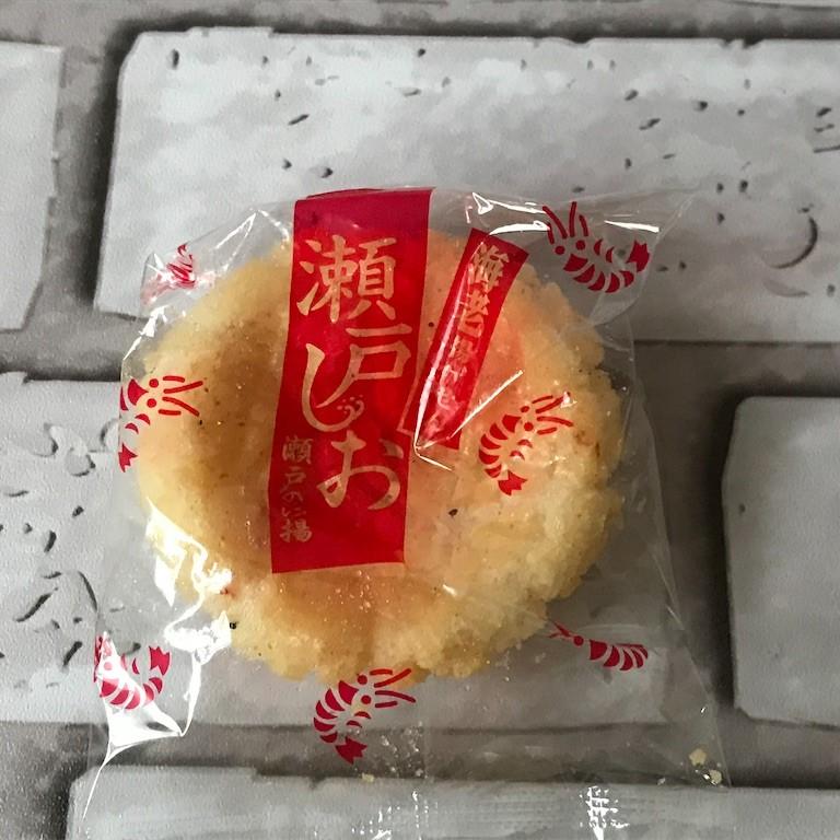 Befco Seto Shio Senbei Rice Crackers Shrimp Flavor 76g - Image 2