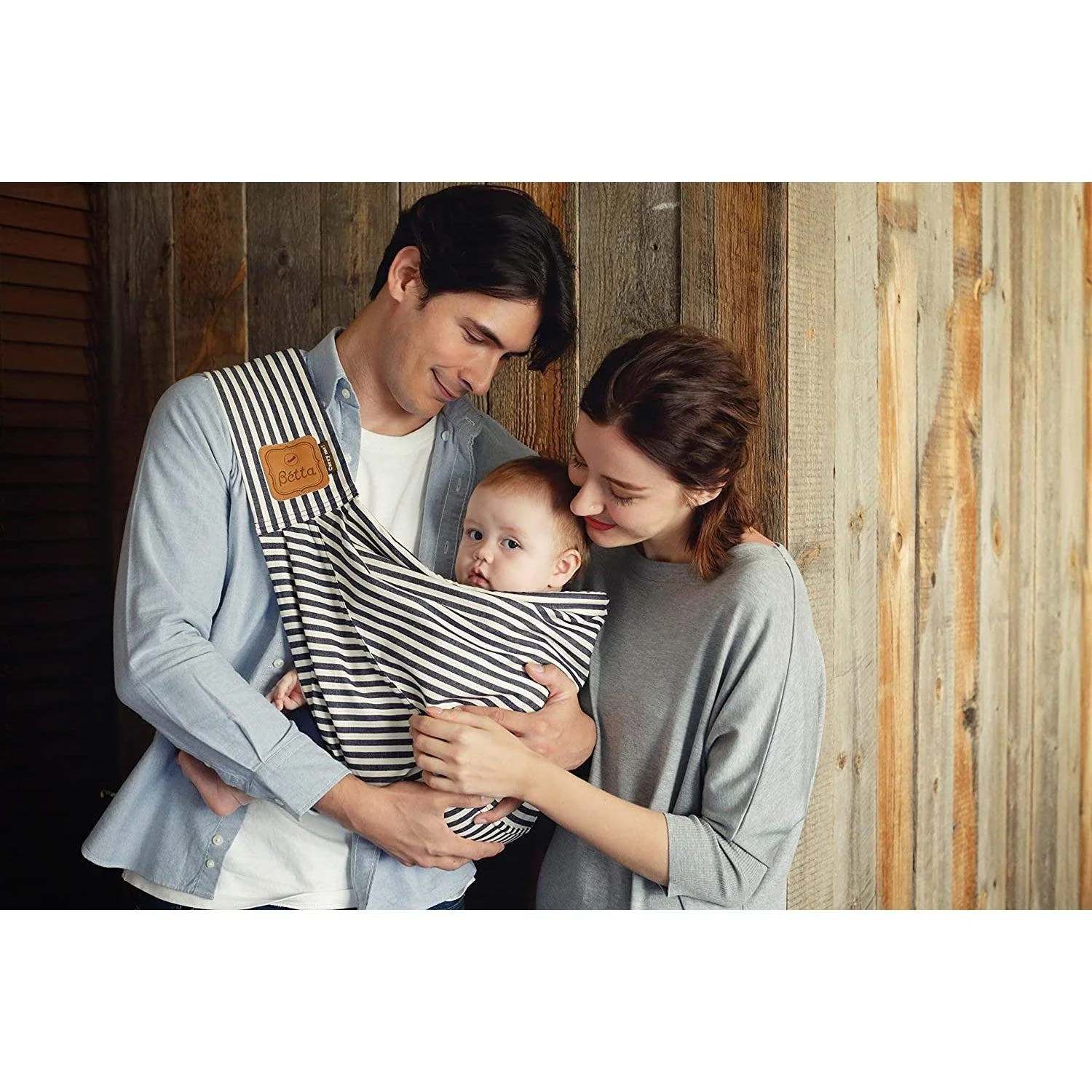 Betta Baby Carrier Carry me! London Stripes Navy - Image 5