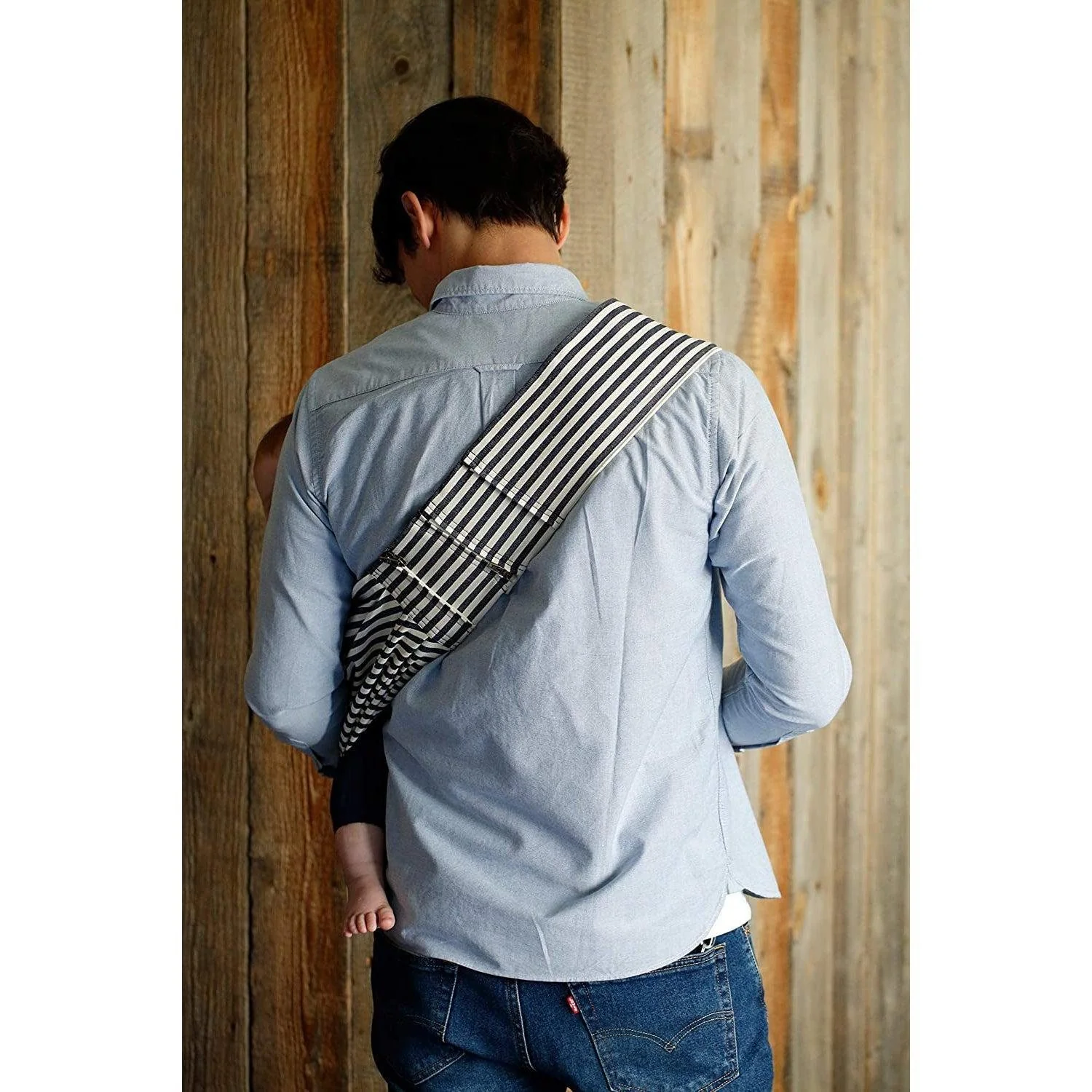 Betta Baby Carrier Carry me! London Stripes Navy - Image 6