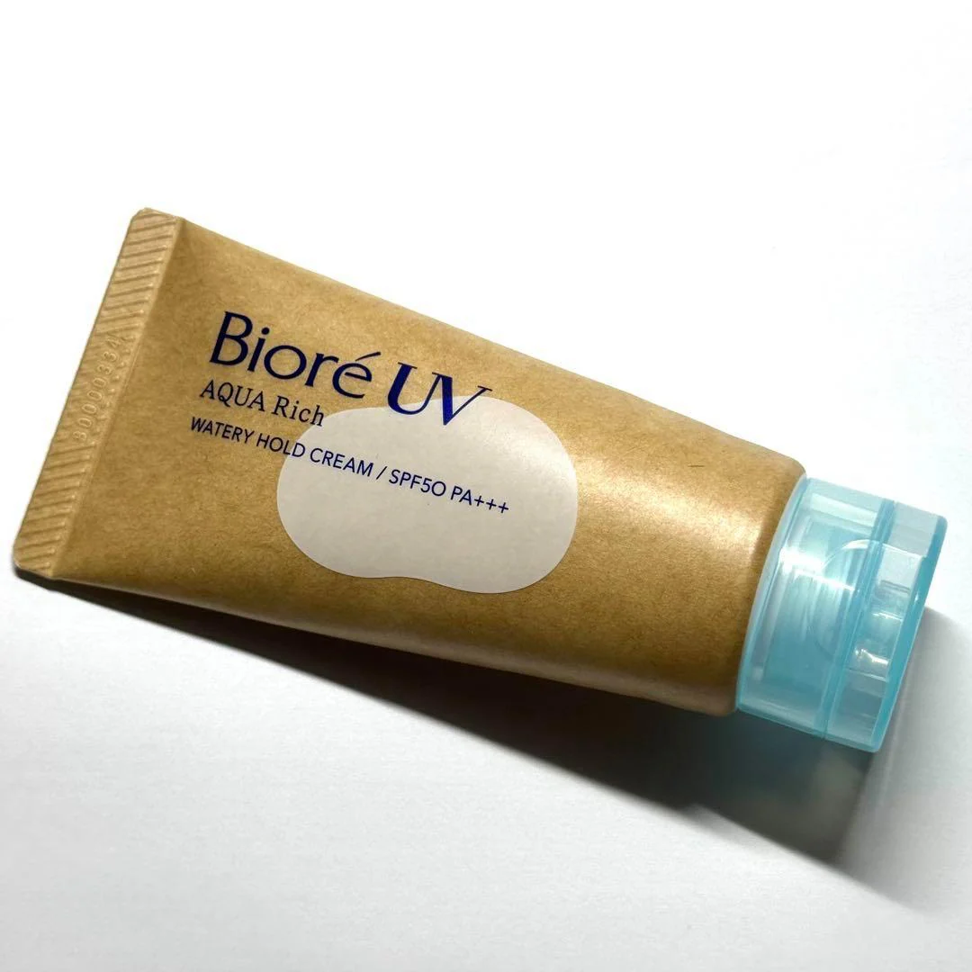 Bioré UV Aqua Rich Watery Hold Cream Mineral Sunscreen SPF50 50g - Image 2
