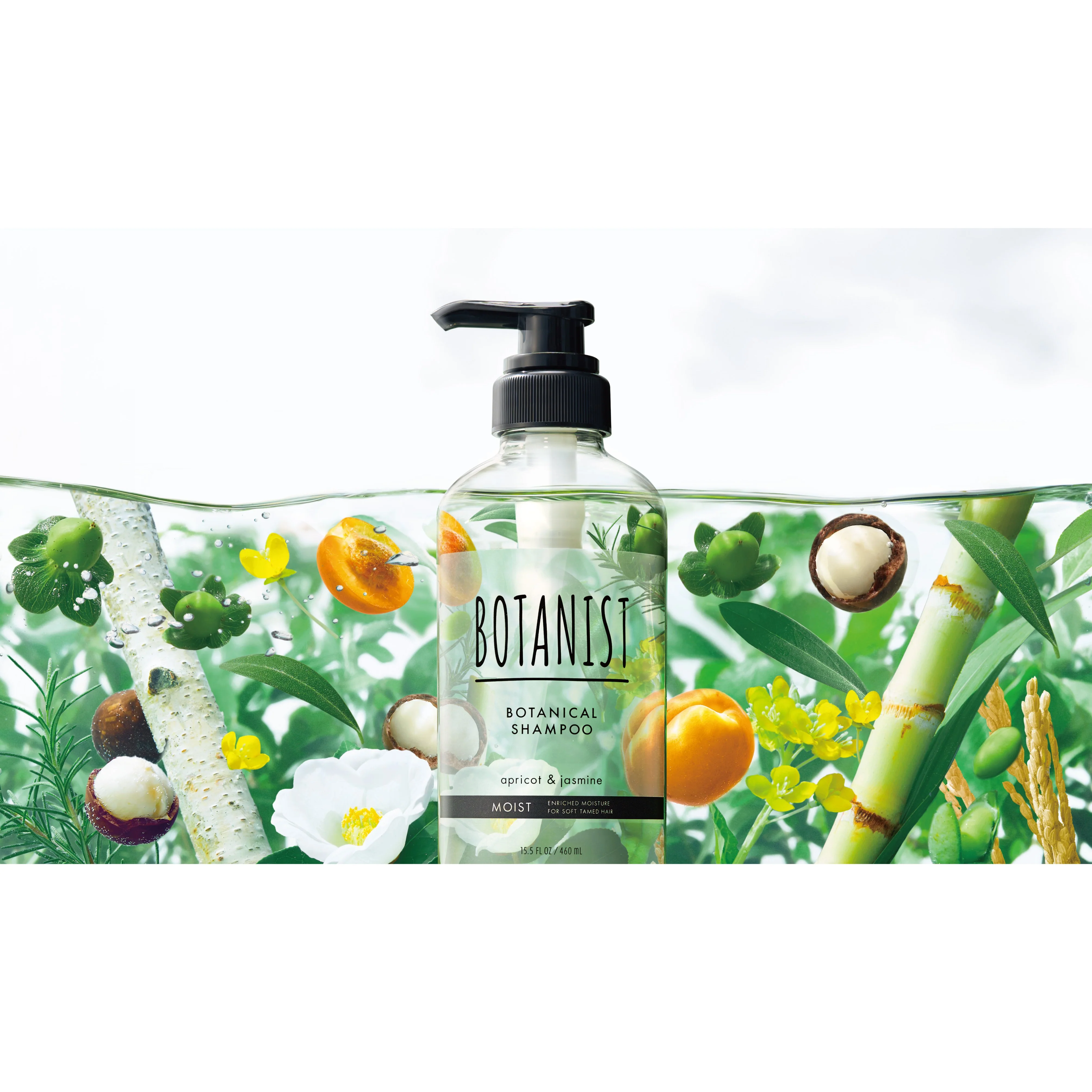Botanist Botanical Hair Shampoo Moist Apricot & Jasmine 460ml - Image 2