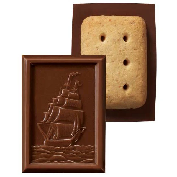 Bourbon Alfort Mini Chocolate Whole Grain Biscuits 12 Pieces - Image 3