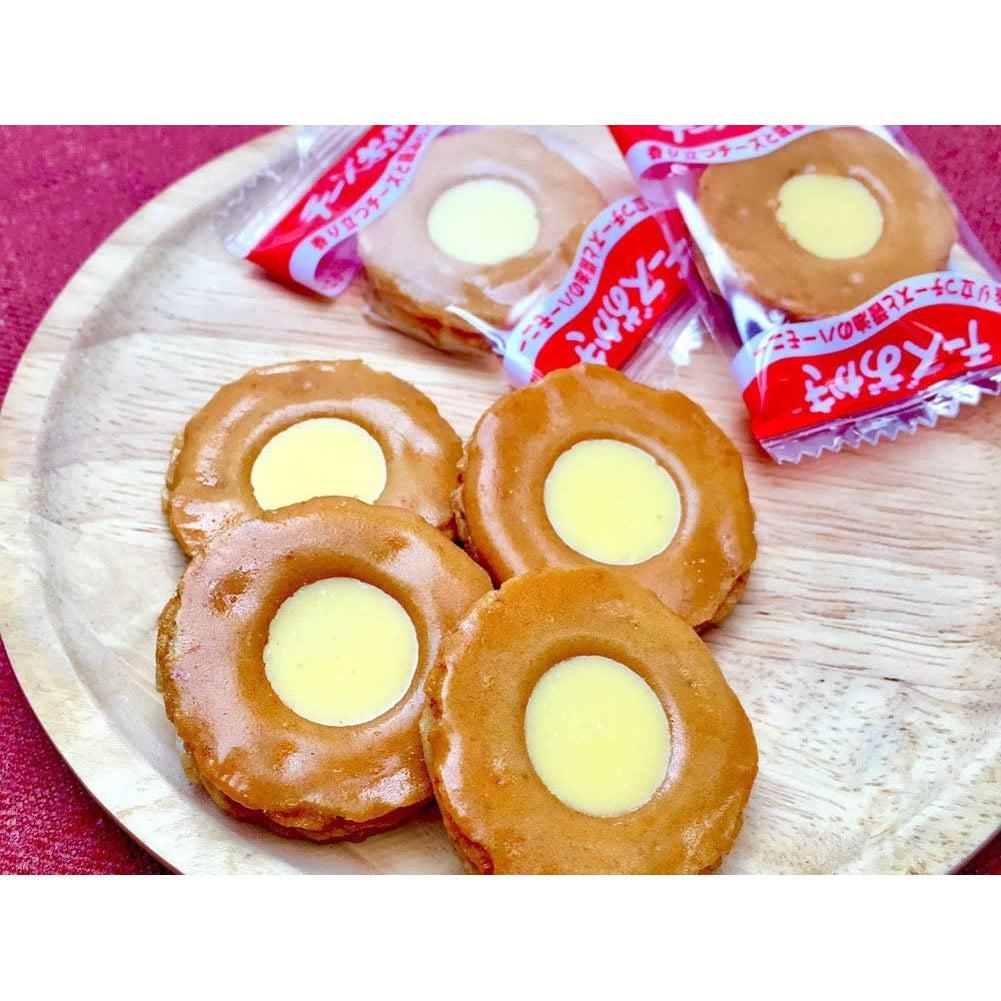 Bourbon Cheese Okaki Cheese Cream Filled Rice Crackers 77g - Image 2