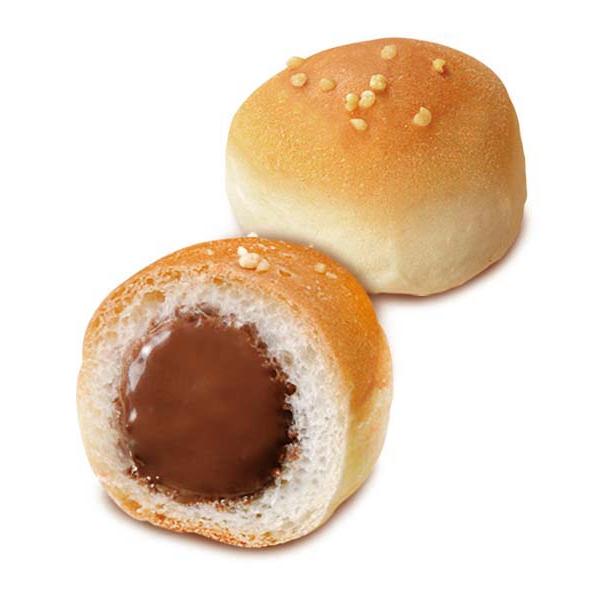 Bourbon Choco Anpan Chocolate-Filled Mini Bread Roll Snack 40g (Pack of 3) - Image 2