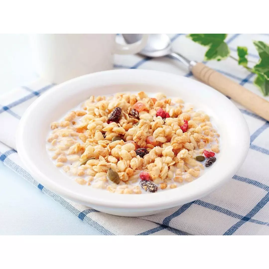 Calbee Frugra High Fiber Crunchy Granola Cereal With Dried Fruits 700g - Image 3