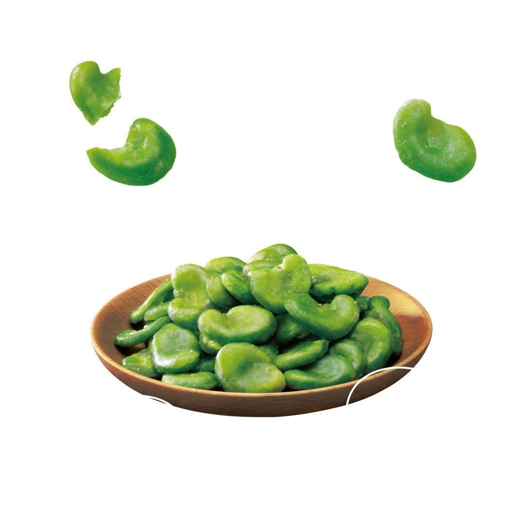 Calbee Miino Salted Green Broad Beans Chips 28g - Image 2