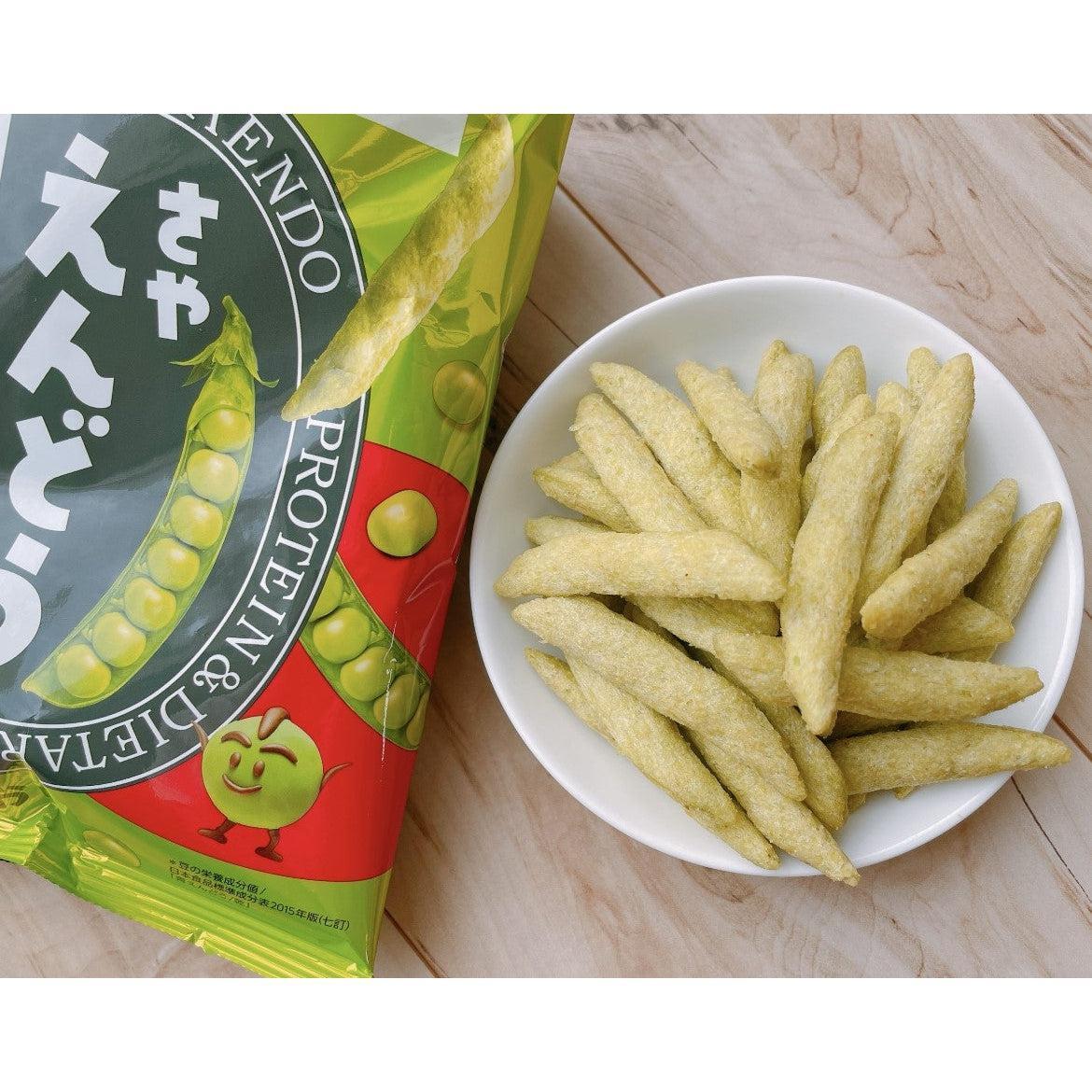 Calbee Sayaendo Baked Real Green Peas Chips Snack (Pack of 3) - Image 3