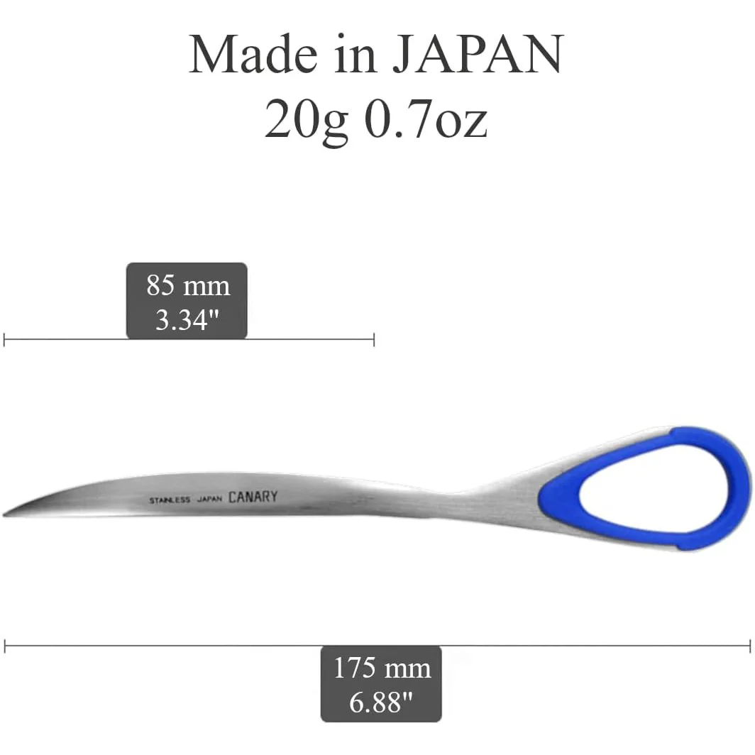Canary Japanese Letter Opener Paper Knife 85mm ESP-175 - Image 7