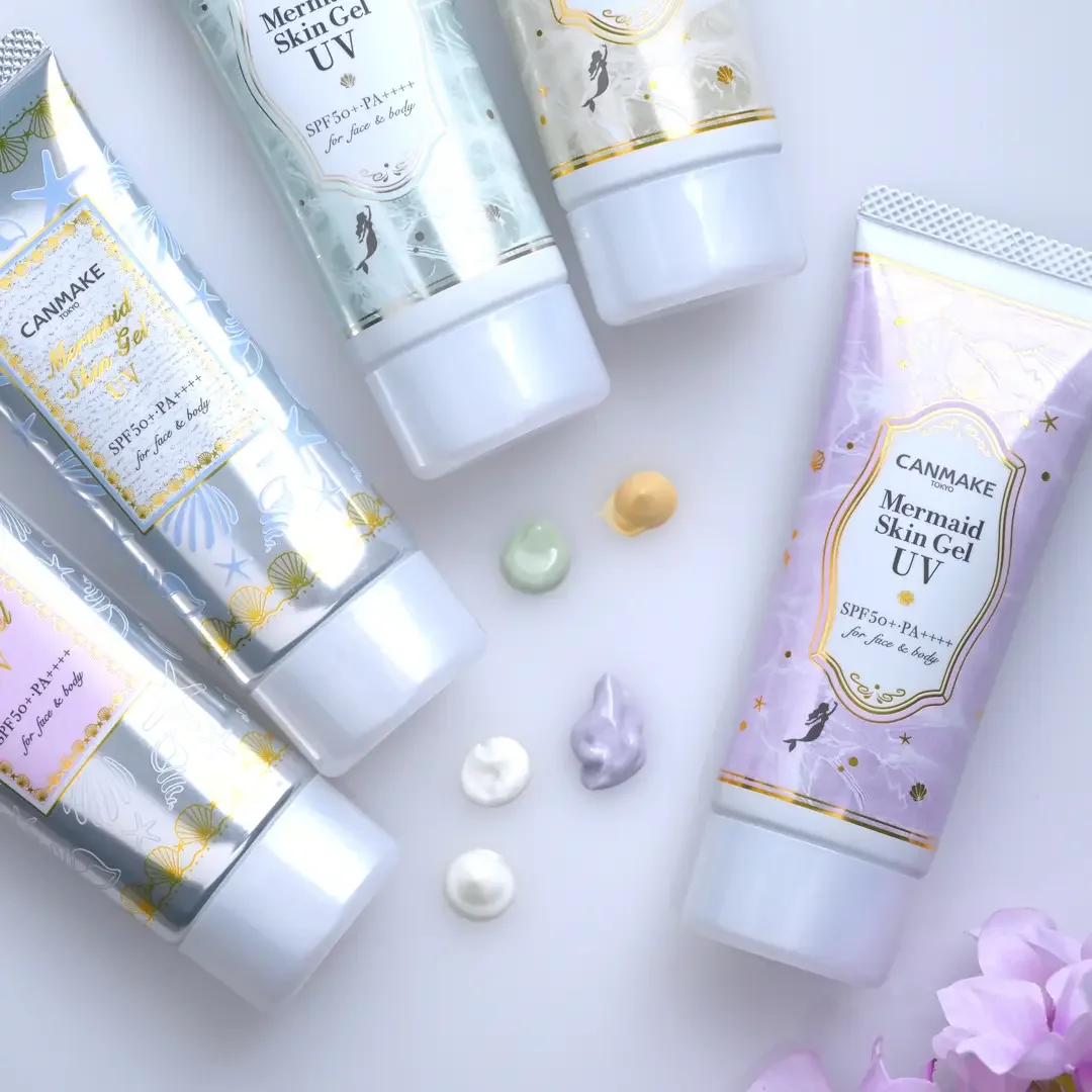 Canmake Mermaid Skin Gel UV Sunscreen SPF50+ PA++++ 40g - Image 5