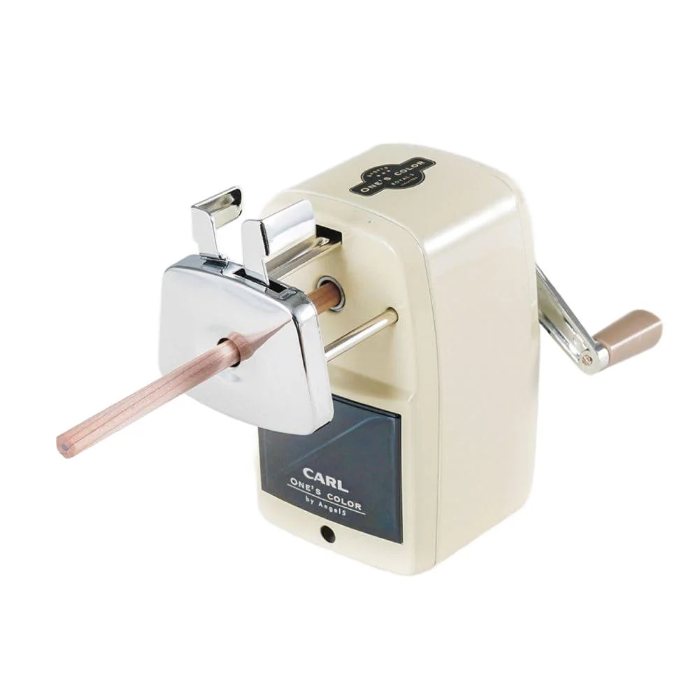 Carl Angel 5 Royal 3 Hand Crank Manual Pencil Sharpener Retro Design - Image 2