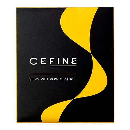Cefine Silk Wet Powder Foundation Compact Case With Sponge - Image 2