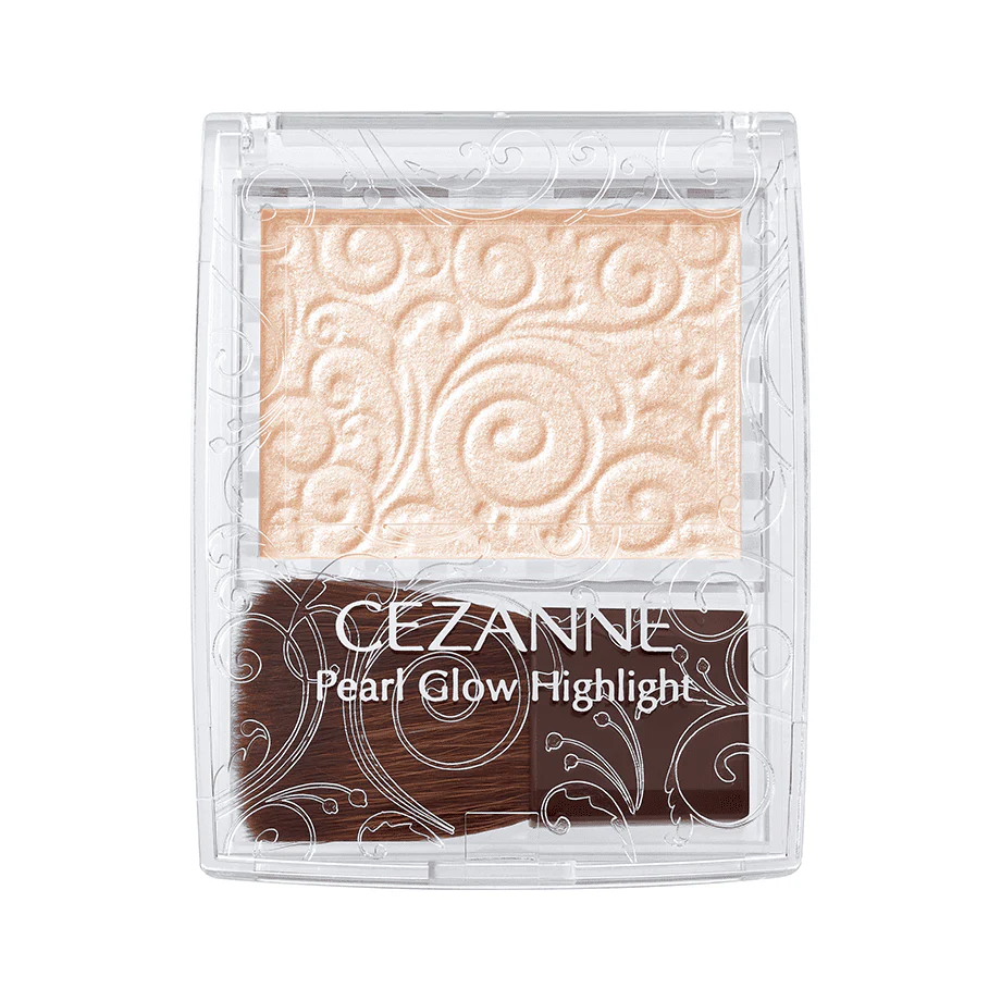 Cezanne Pearl Glow Highlighter With Brush 2.4g