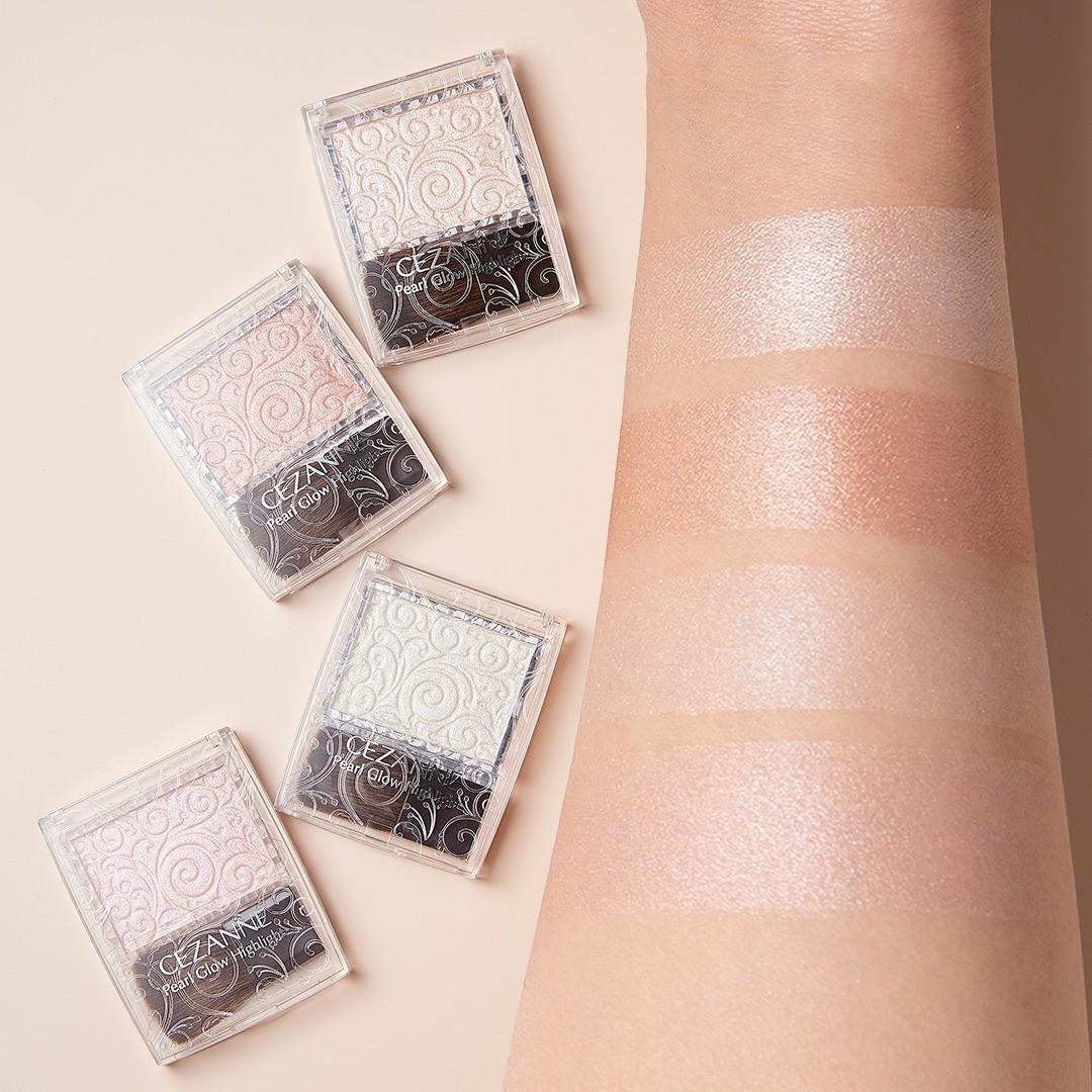 Cezanne Pearl Glow Highlighter With Brush 2.4g - Image 5