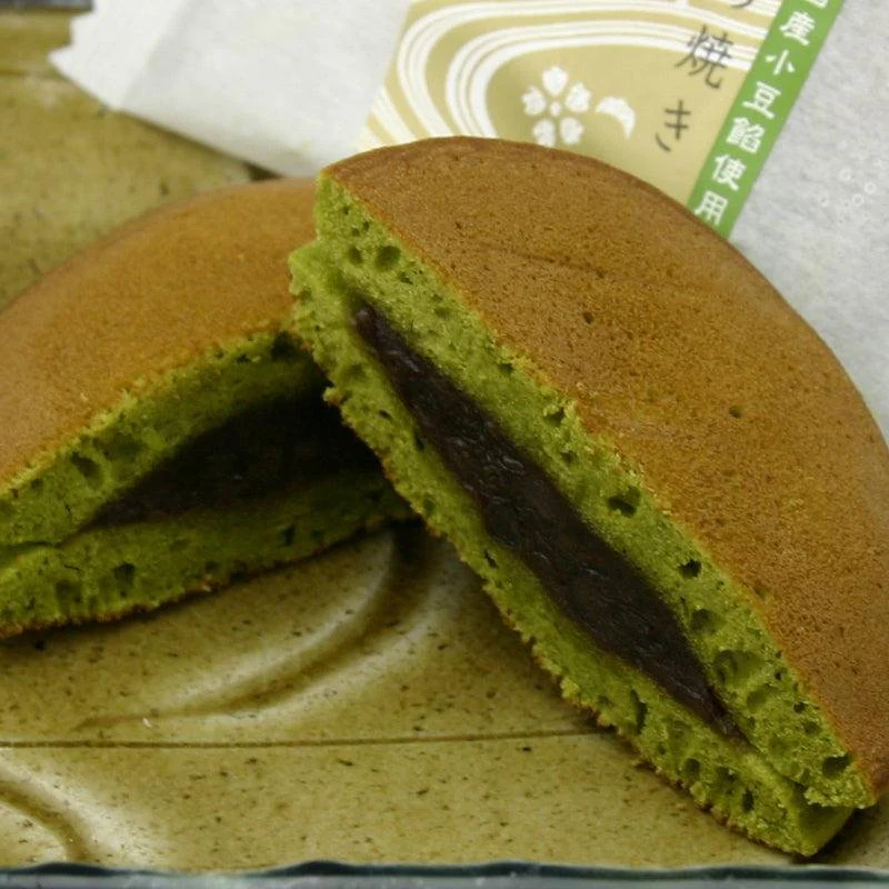 Chayudo Uji Matcha Japanese Dorayaki Red Bean Pancake Snack 4 Pieces - Image 3