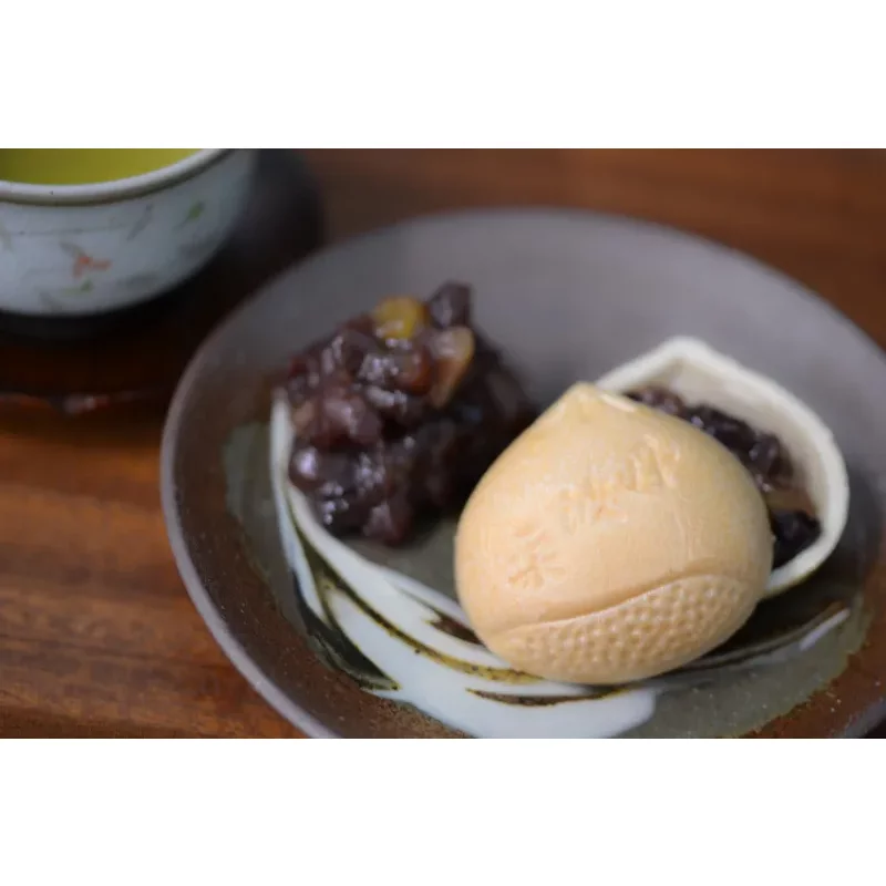 Chestnut & Azuki Red Bean Monaka Wafer Wagashi Making Set 8 Pieces - Image 3