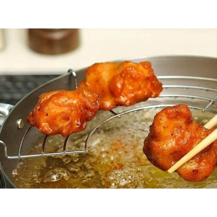 Chitose Non-Stick Iron Tempura Deep Fry Pot (IH Compatible) 24cm - Image 2