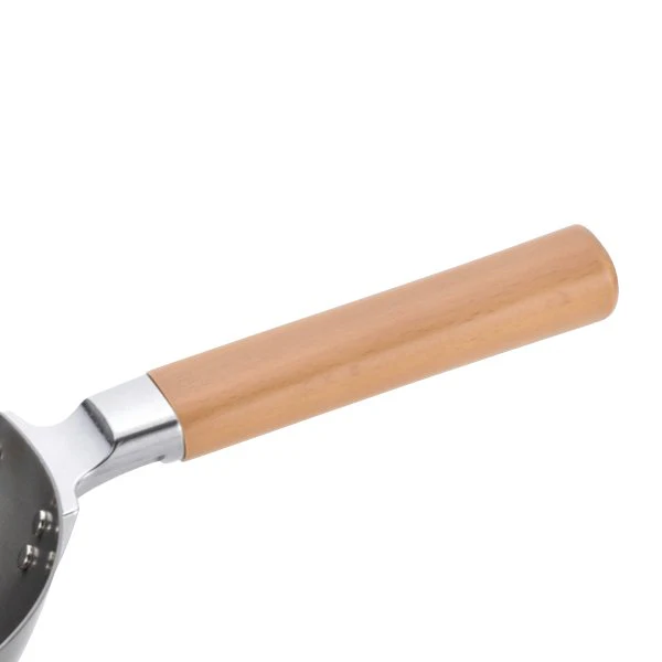 Chitose Wooden-Handle Induction Deep Iron Frying Pan 28cm - Image 3