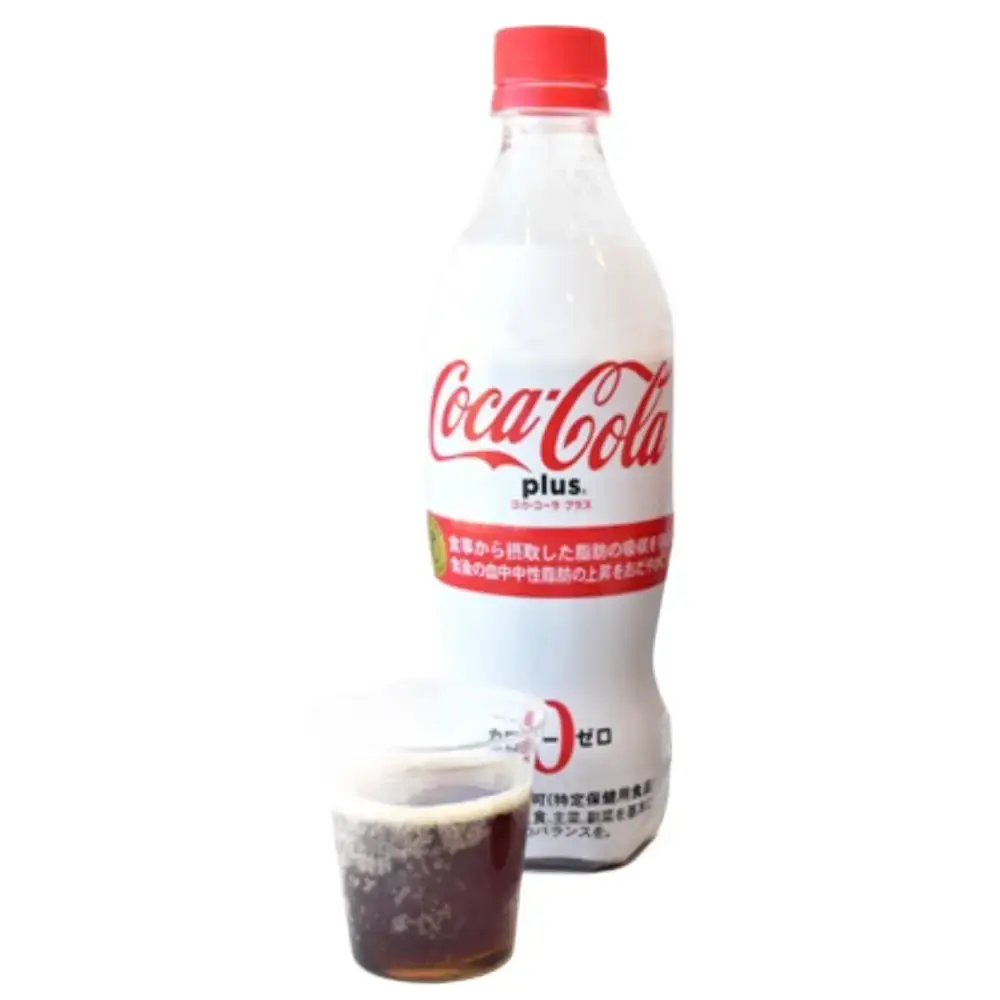 Coca-Cola Plus Zero Calorie Fiber Enriched Health-Support Soft Drink 470ml - Image 2