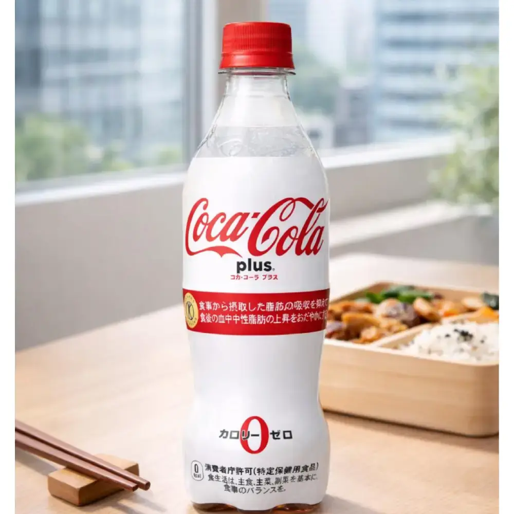 Coca-Cola Plus Zero Calorie Fiber Enriched Health-Support Soft Drink 470ml - Image 4