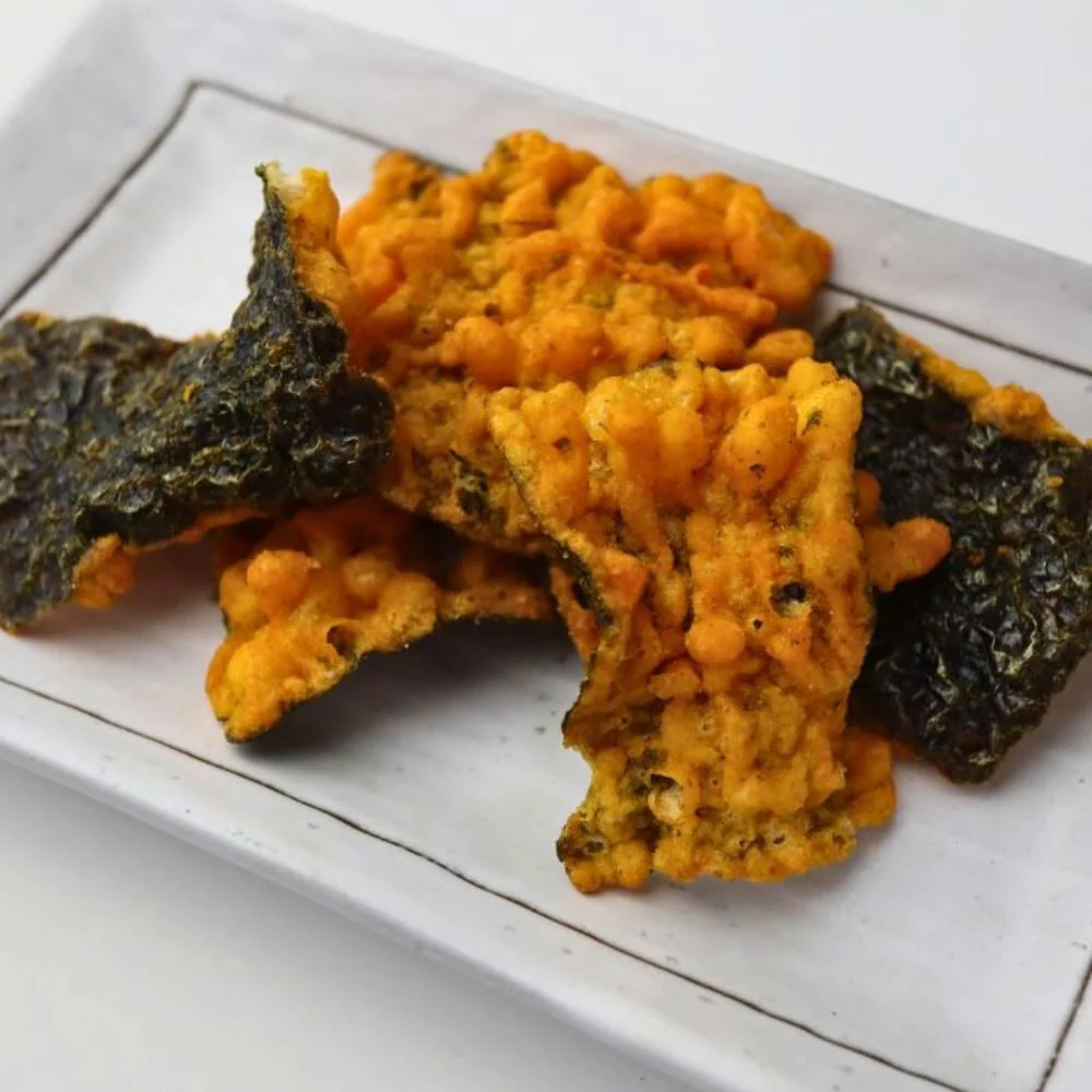 Daiko Foods Noriten Biriri Kun Extra Spicy Togarashi Tempura Seaweed Chips 60g - Image 3