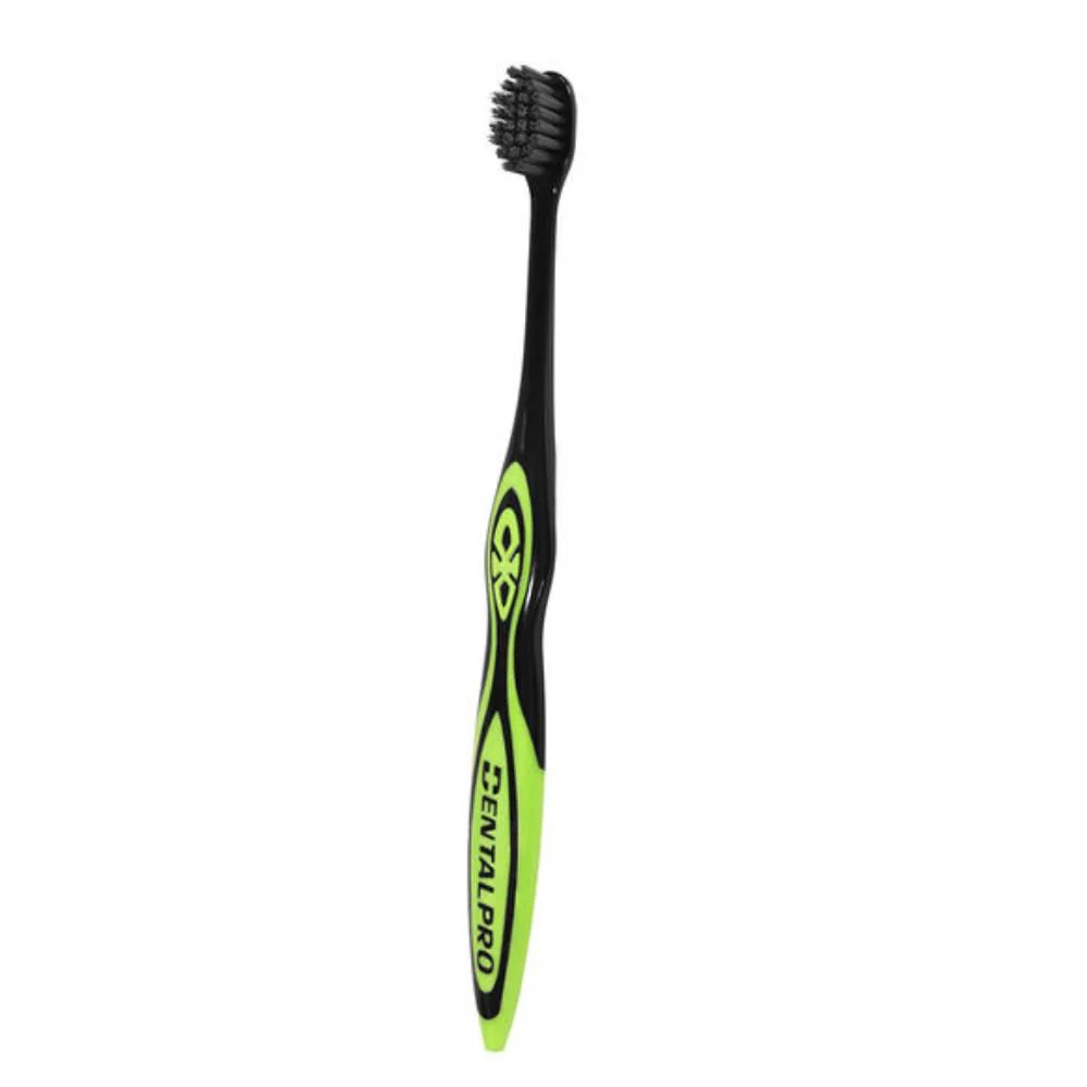 Dental Pro Compact PCC Black Bristle Cavity Prevention Toothbrush Medium C12 - Image 3