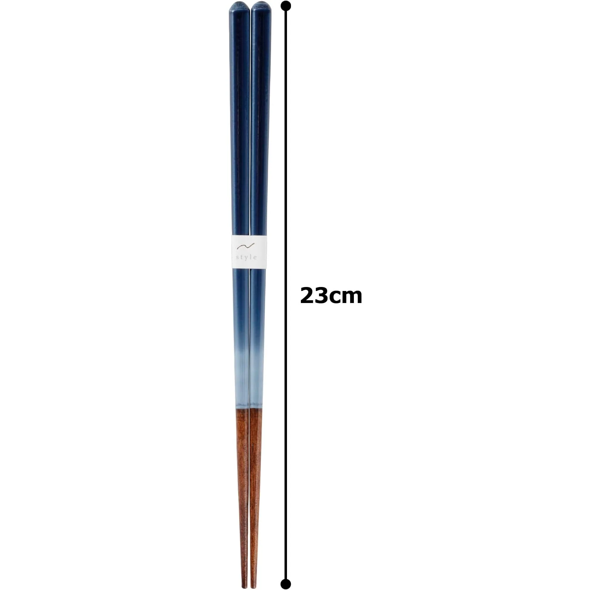 Aoba Dishwasher Safe Wooden Chopsticks Ocean Blue 23cm - Image 5