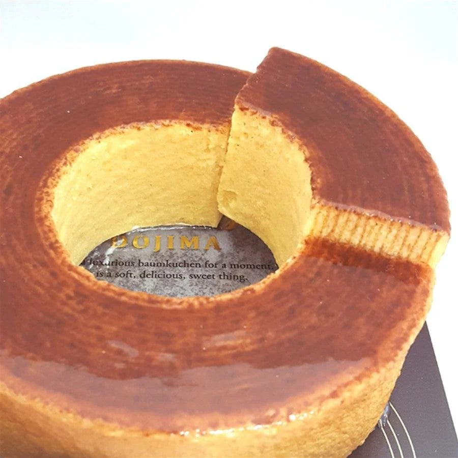 Dojima Caramel Baumkuchen Japanese Sponge Cake 1 Piece - Image 3