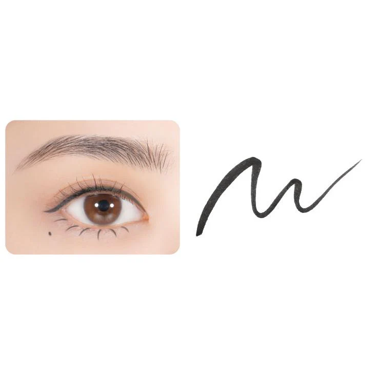 Dolly Wink Ultra Fine 5-Way Liquid Liner Midnight Black - Image 4