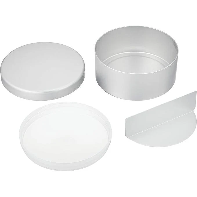 Eco Deli Round Bento Box Easy-to-Clean Aluminum Lunch Box 400ml - Image 4