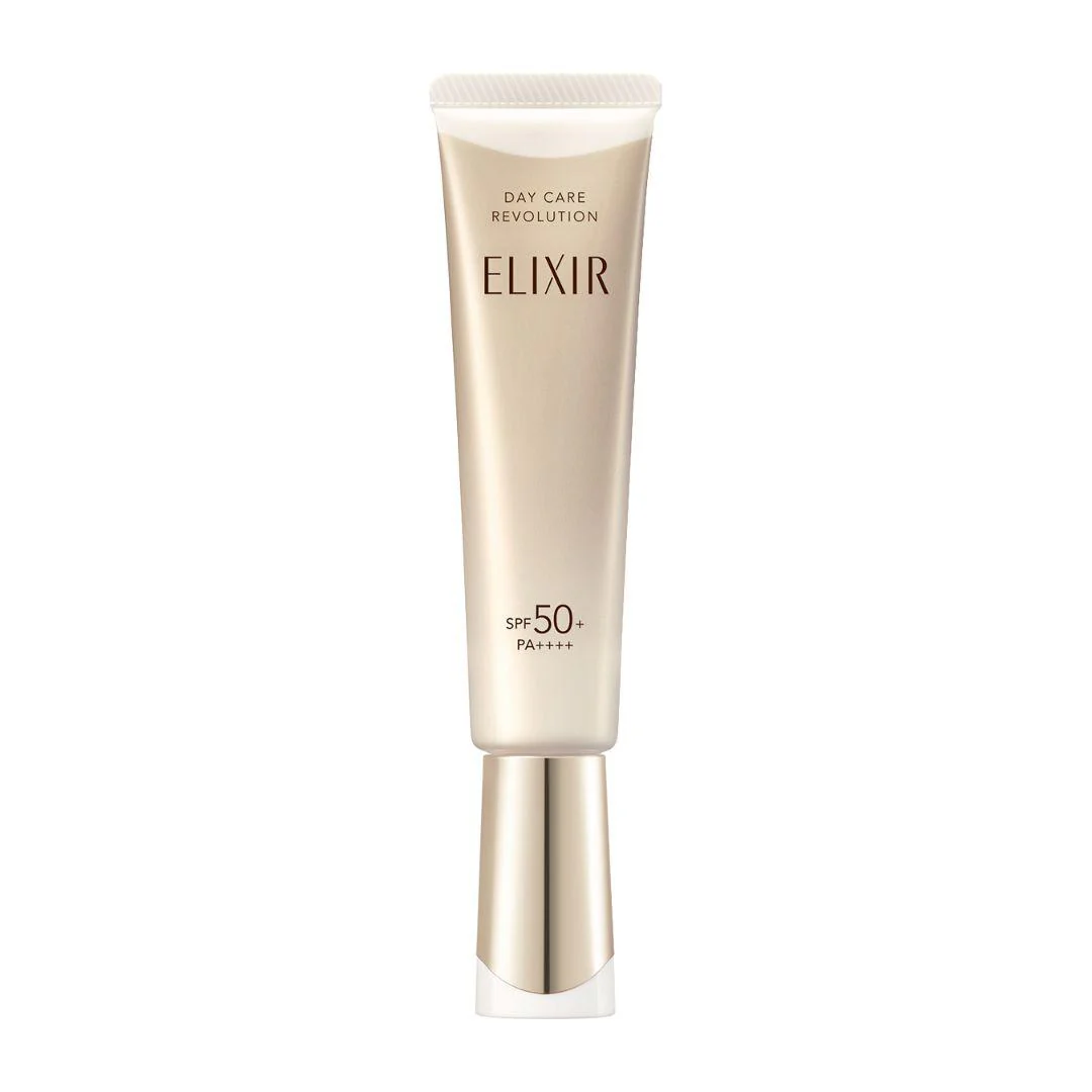 Shiseido Elixir Day Care Revolution Daily Moisturizing Serum With SPF50+ 35ml - Image 2