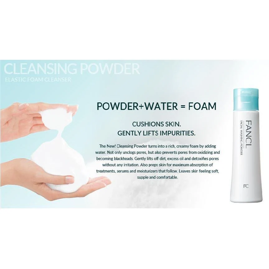 FANCL Facial Washing Powder Gentle Enzyme Cleanser (Pack of 3) - Image 3