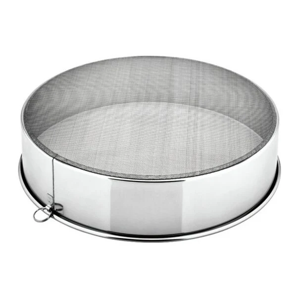 Fine Mesh Sieve 18-8 Stainless Steel Multipurpose Sifter Mesh #30 - Image 6