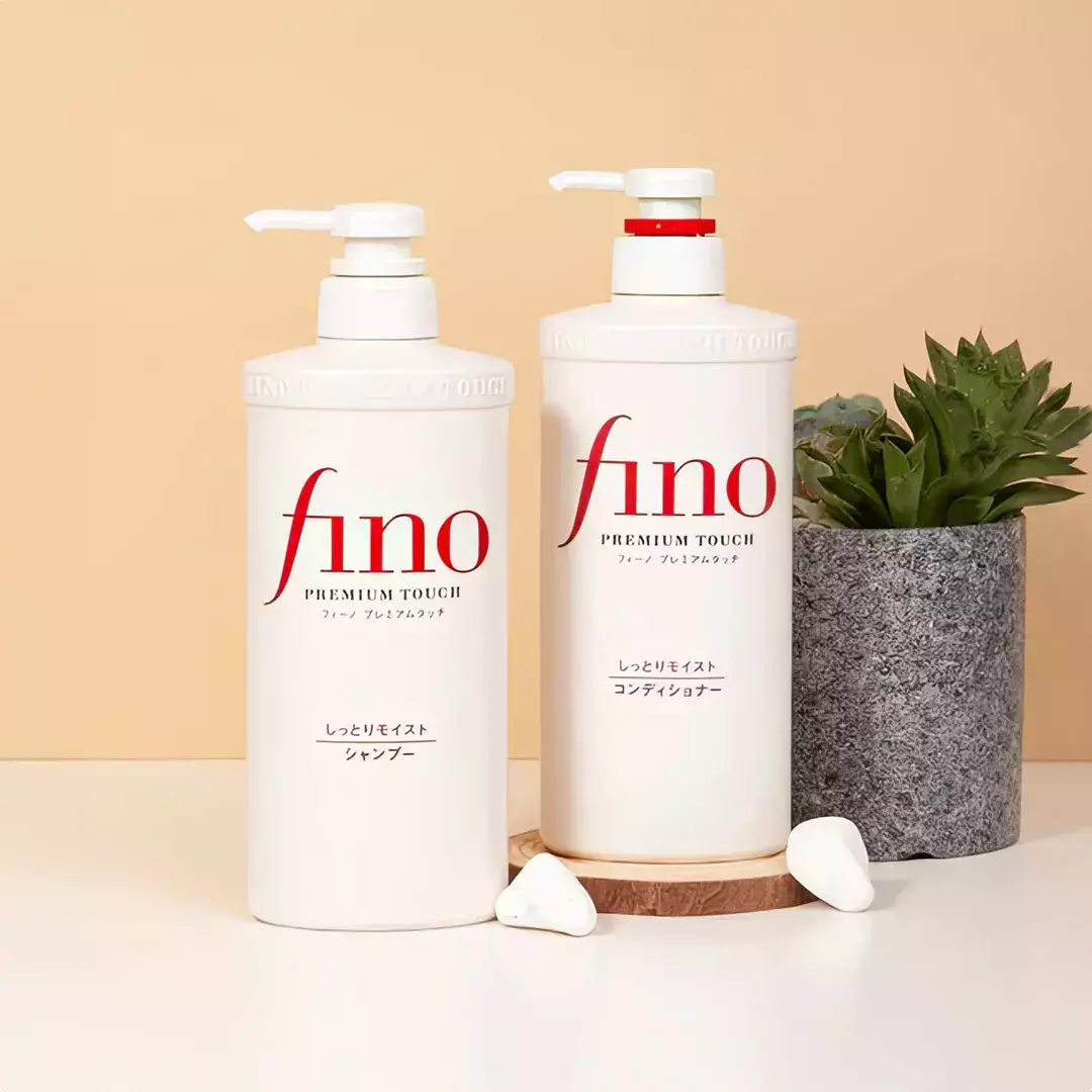 Fino Premium Touch Shampoo & Conditioner Set Smooth Repair Hair - Image 2