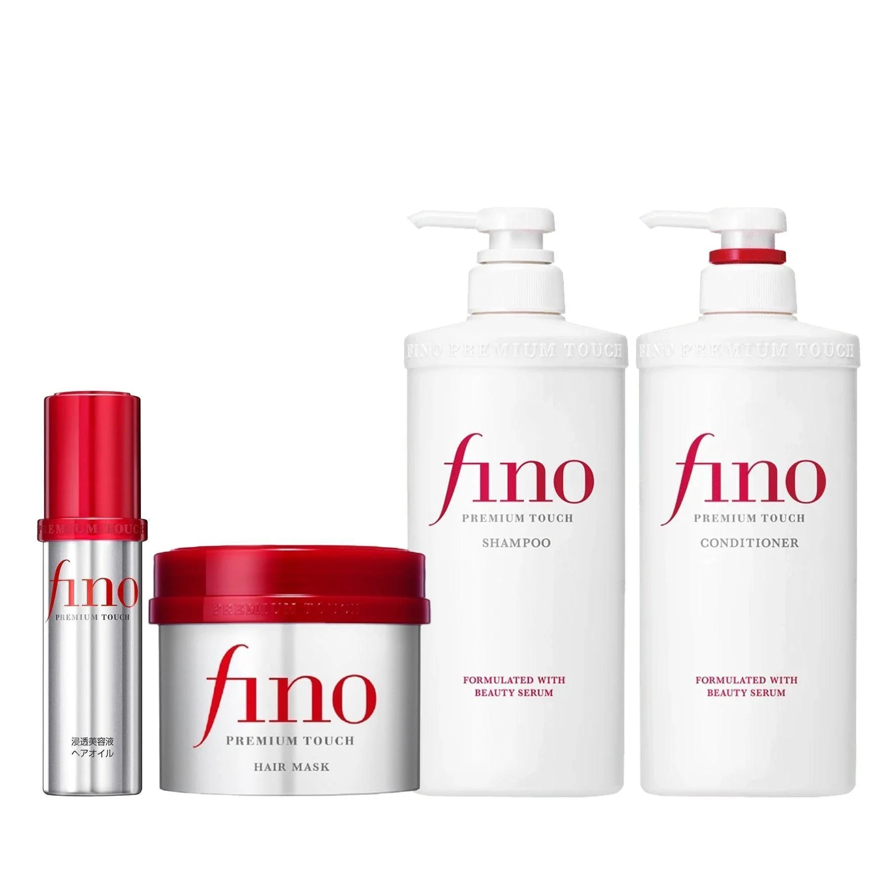 Fino Premium Touch Shampoo & Conditioner Set Smooth Repair Hair - Image 4