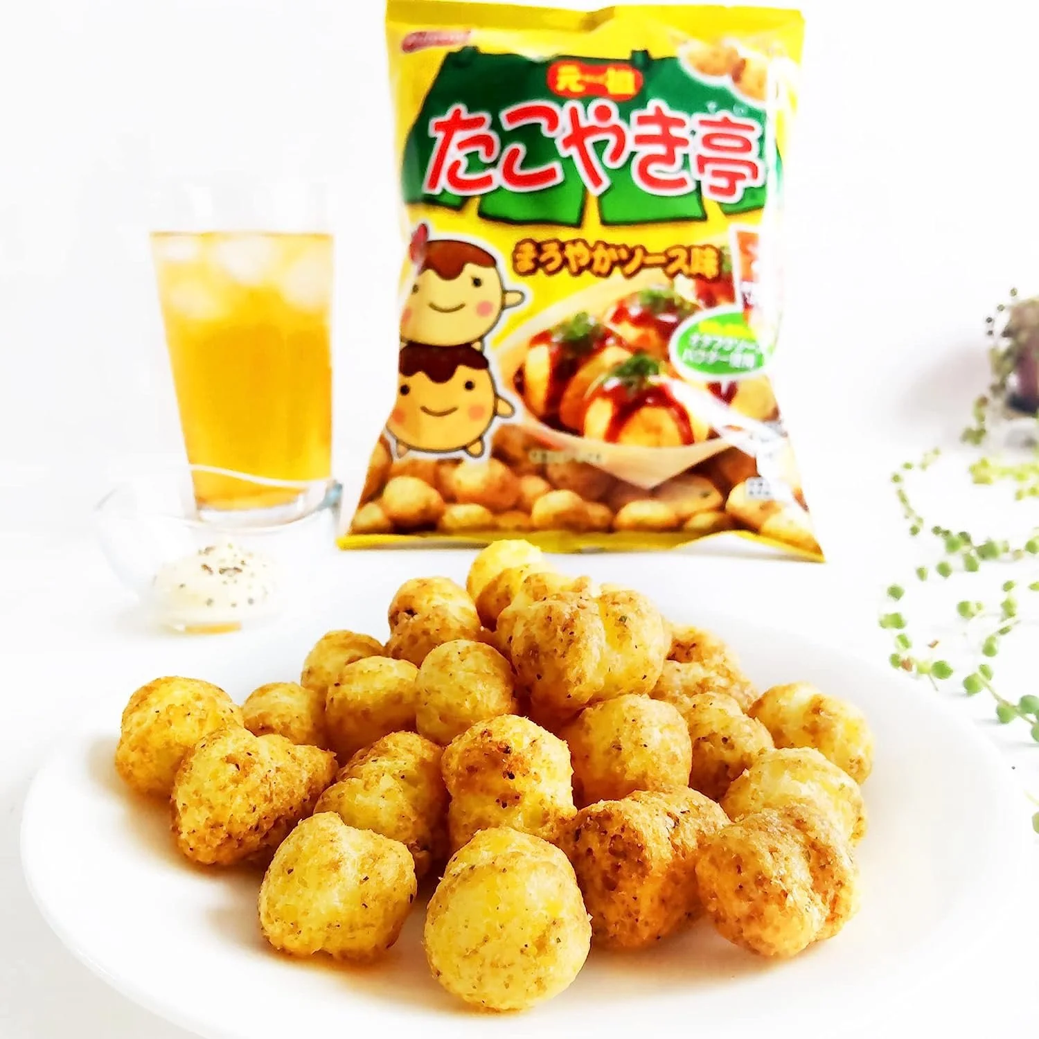 Frito Lay Japan Takoyaki Ball Chips Mellow Sauce Flavor 55g (Pack of 3 Bags) - Image 4